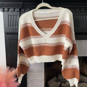 Cropped sweater